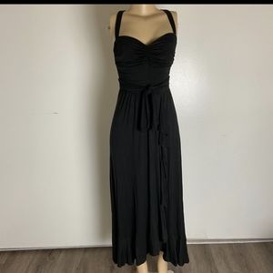 Anthro Gabriela ruffled maxi like new Size large